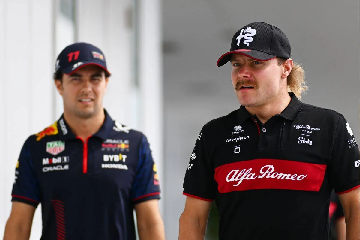 Sergio Perez Valtteri Bottas