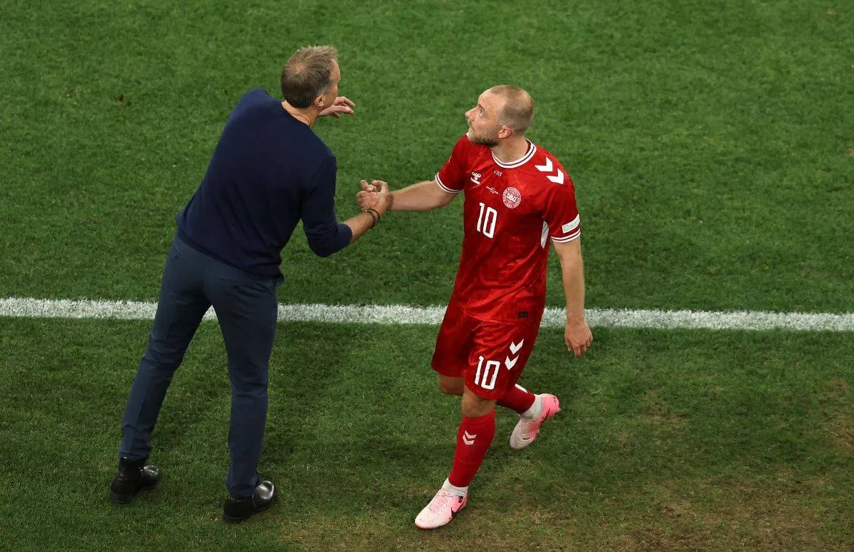 Kasper Hjulmand Christian Eriksen