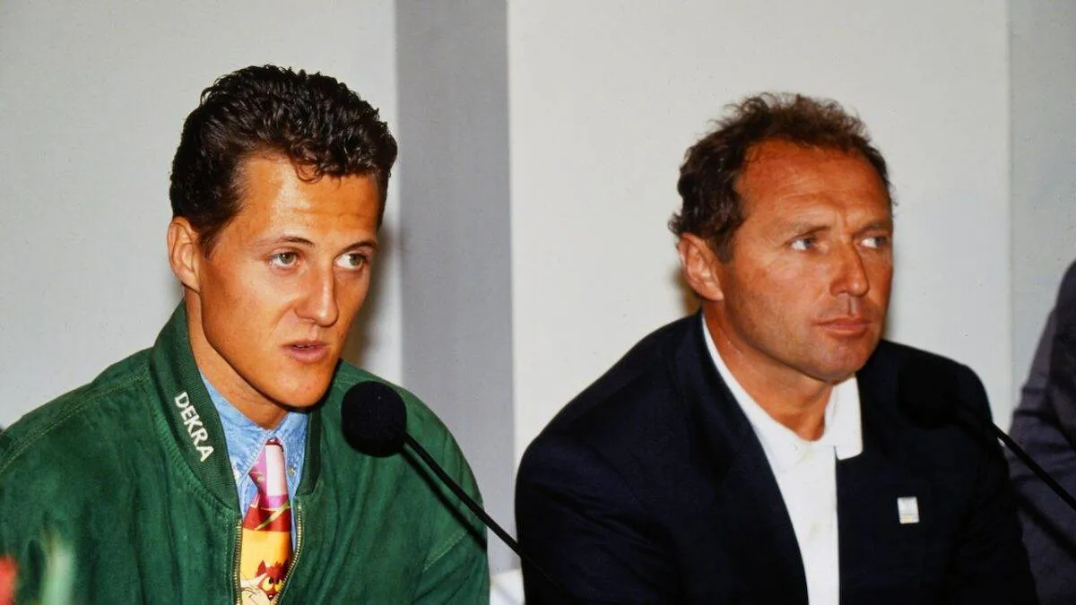 Michael Schumacher + Jochen Mass