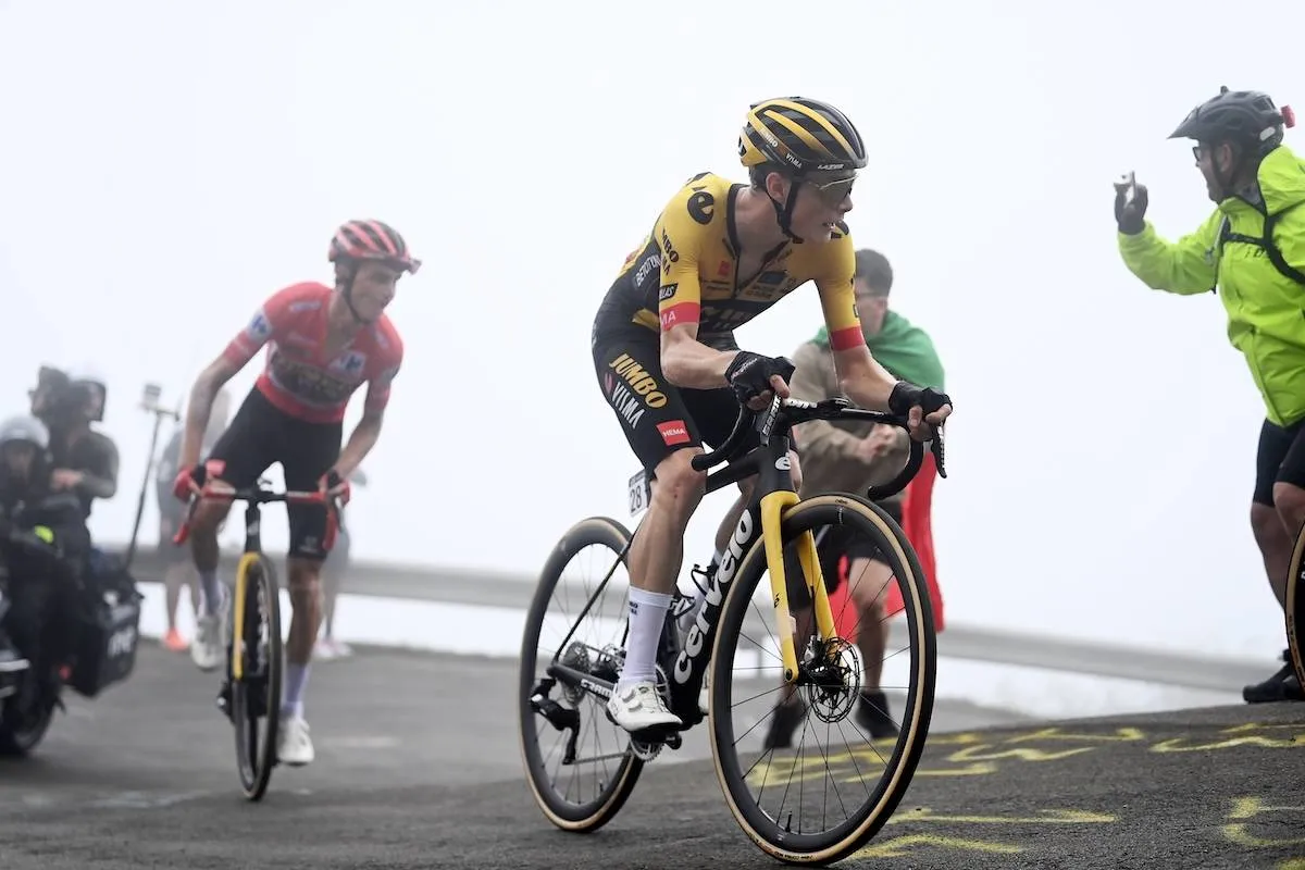 Sepp Kuss + Jonas Vingegaard + Visma+ Angliru
