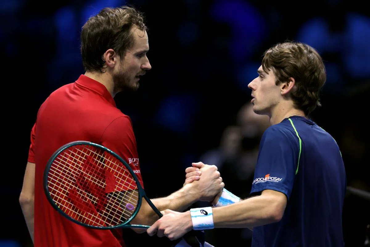 Daniil Medvedev Alex de Minaur
