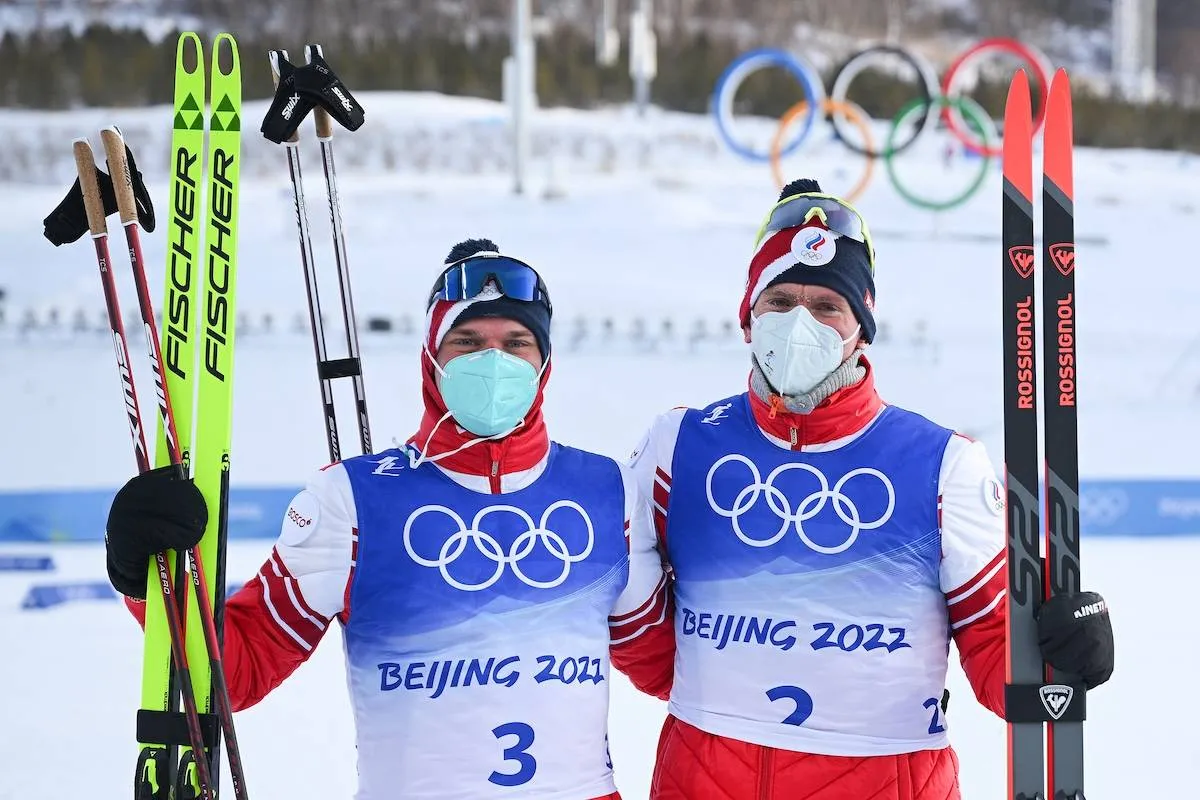 Ivan Yakimushkin + Alexander Bolshunov russer skisport