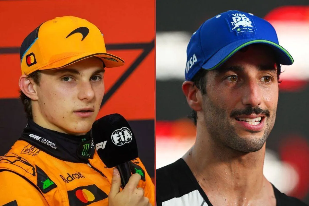oscar piastri + daniel ricciardo