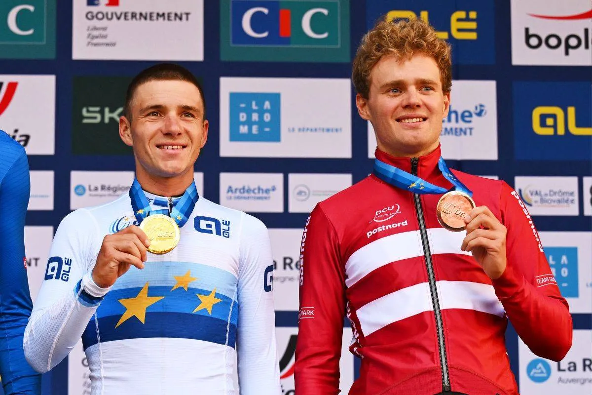 Remco Evenepoel Niklas Larsen