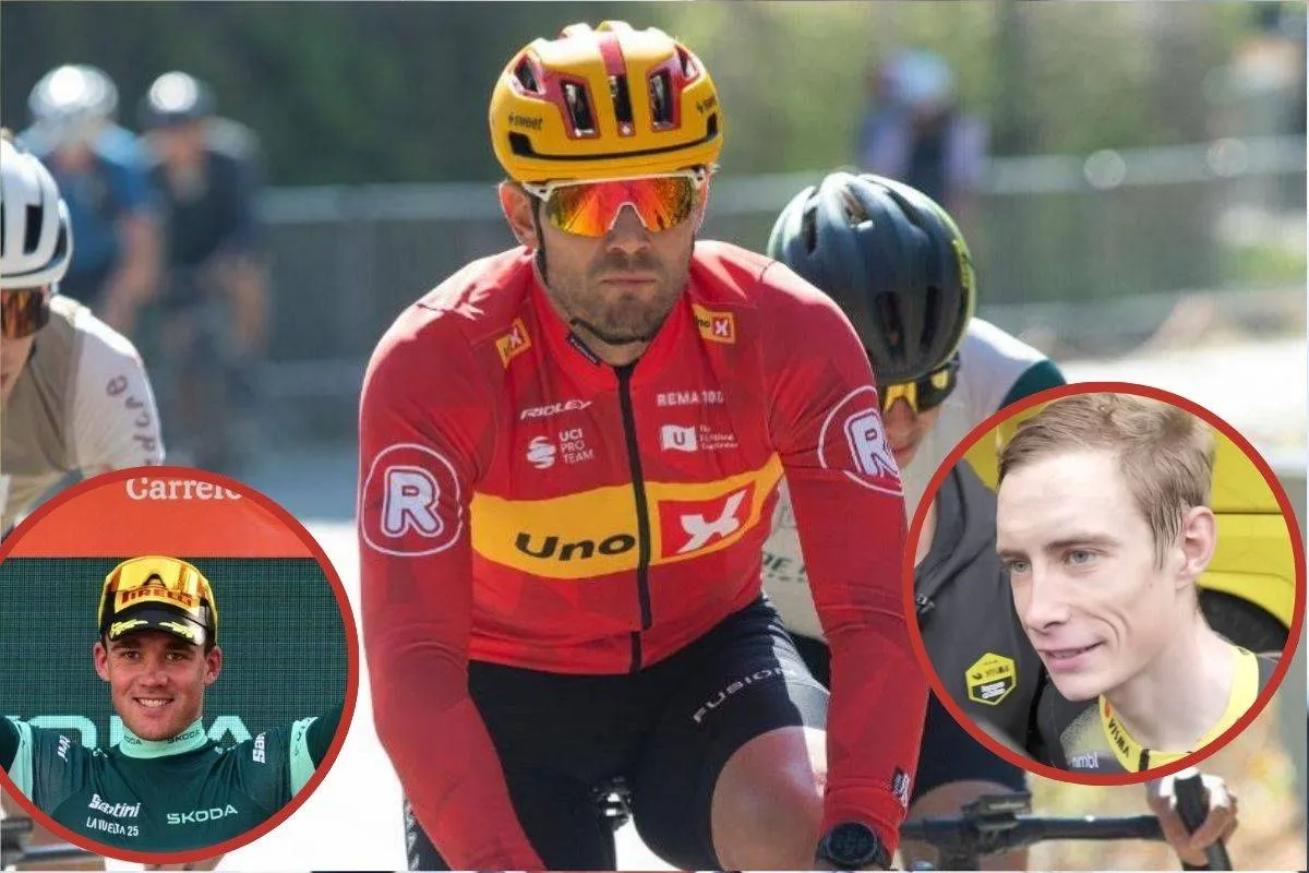 Thor Hushovd Mads Pedersen Jonas Vingegaard