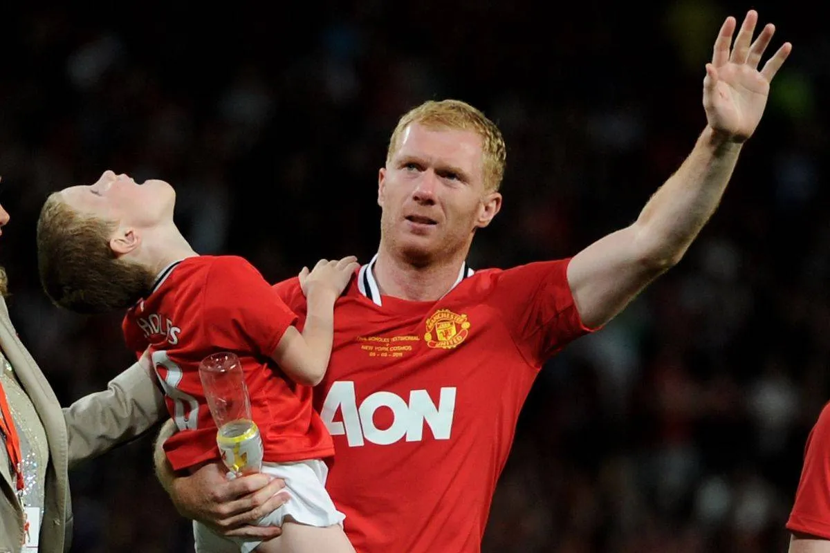 Paul Scholes Aiden Scholes