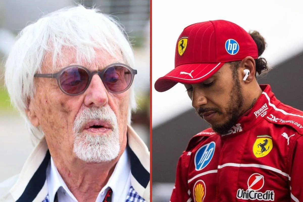 Bernie Ecclestone + Lewis Hamilton