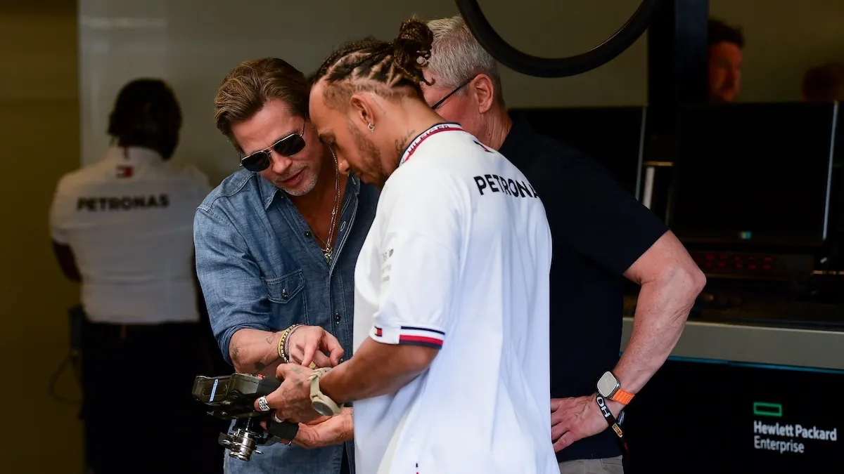 lewis hamilton brad pitt