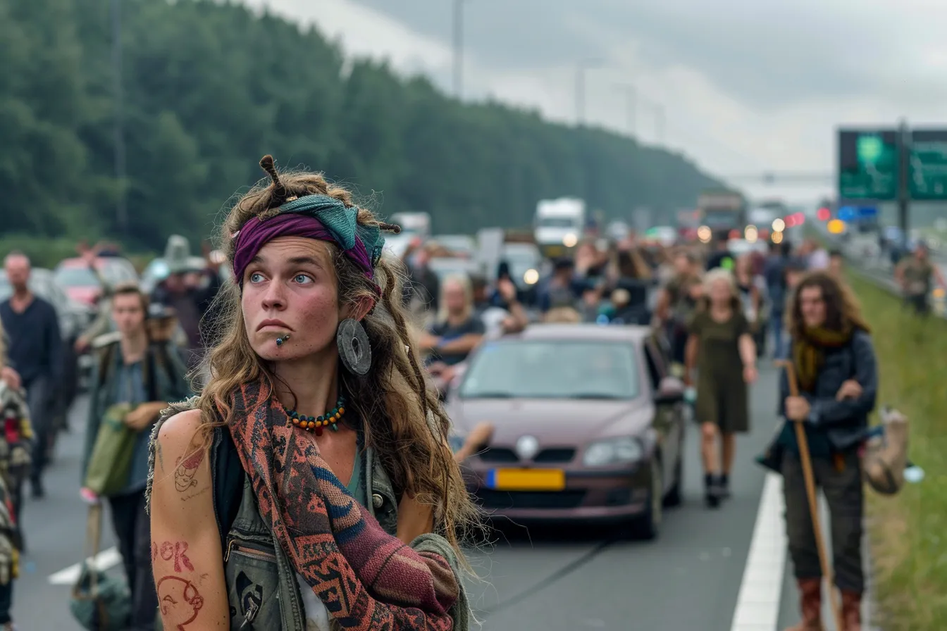 Extinction Rebellion TERRORISTEN kondigen terreuractie aan: "Morgen blokkeren we de A10!"