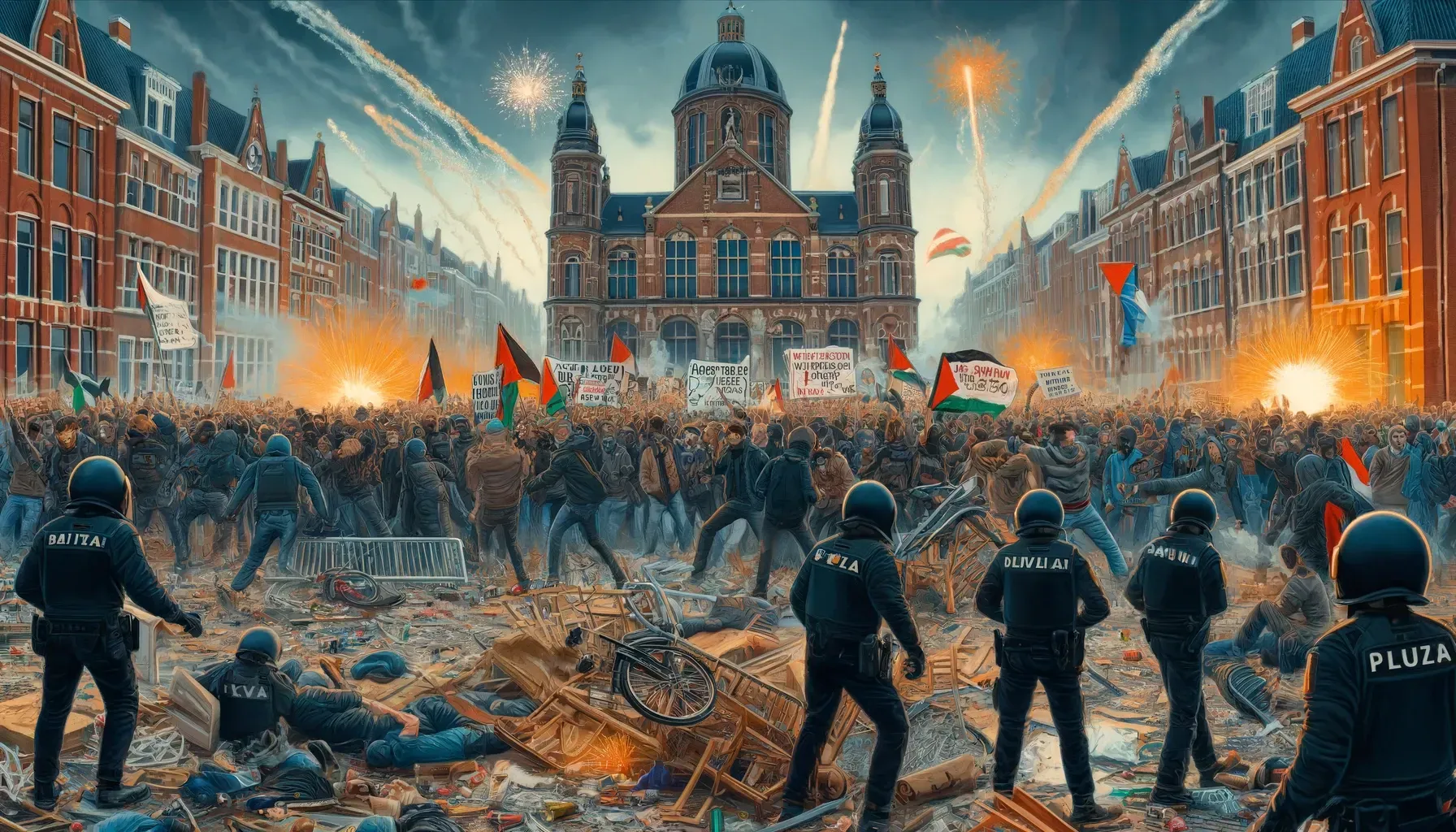 -Cultuur onder Vuur- Deze marxisten, islamisten en klimaatradicalen zitten achter de Amsterdamse studentenprotesten