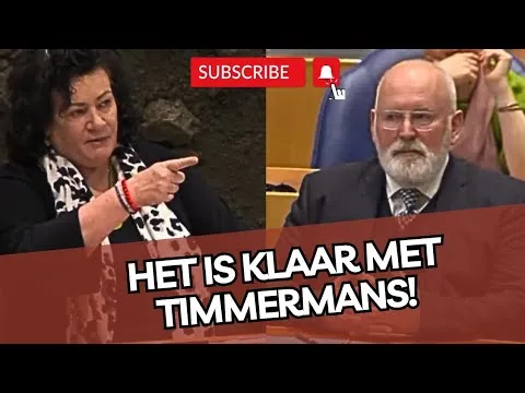 Filmpje! Caroline van der Plas ONTMASKERT oliedomme Timmermans: 'U draait, u liegt, en u verzint!'