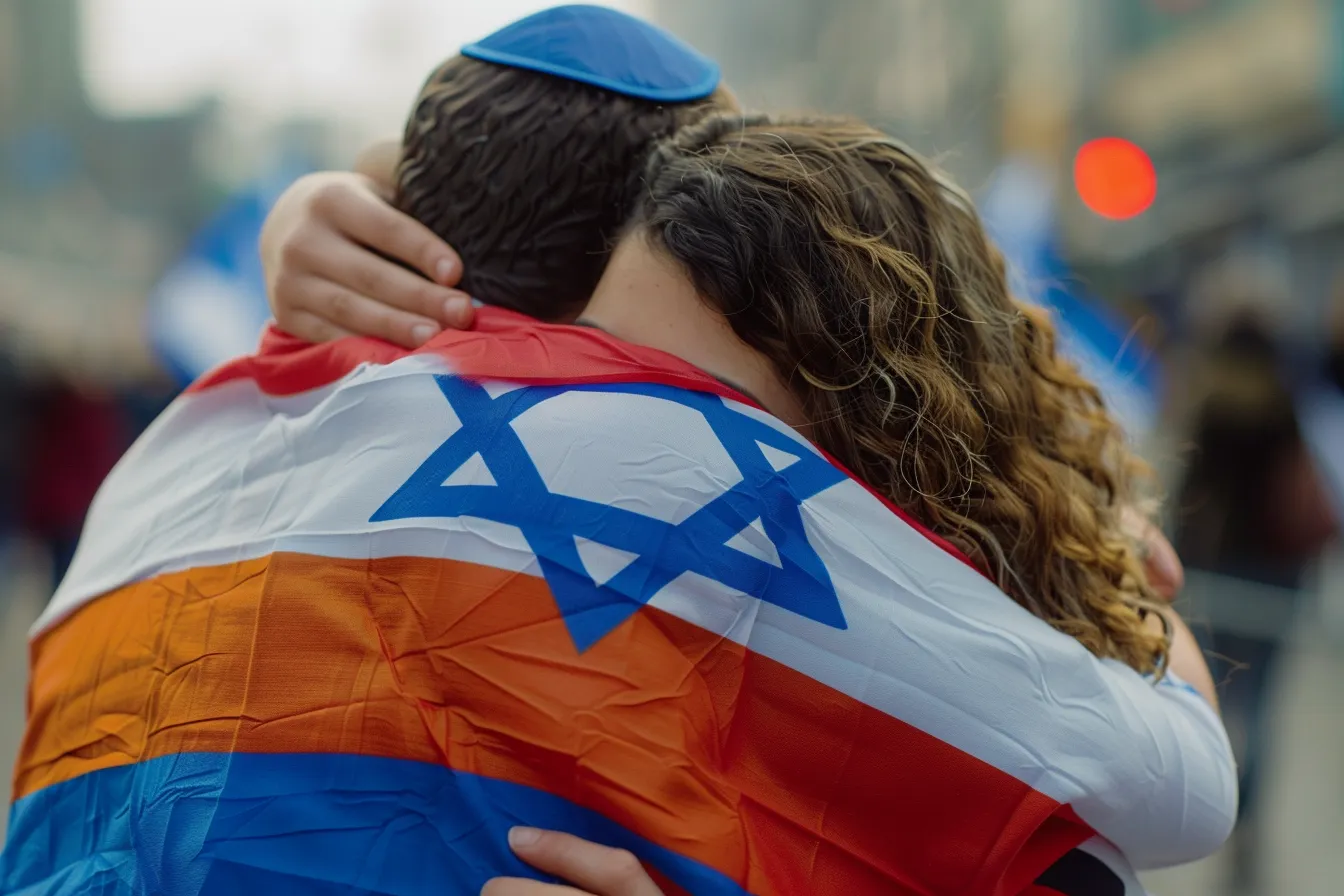 israel nederland vlaggen liefde