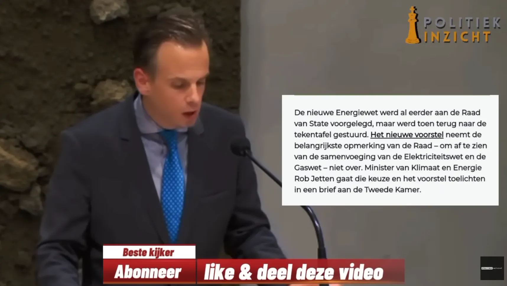 Kijk! PVV'er Kops SLOOPT de wanstaltige energiewet van Jetten & Kröger
