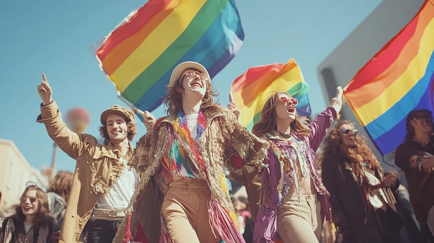 michaelvdgalien a parade of woke activists carrying rainbow f 2ba21211 f080 4bf2 972f ebb44bba654f 1