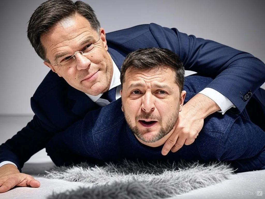 Uh, oh! Mark Rutte FURIEUS op Duitsland-beledigende clown Zelensky