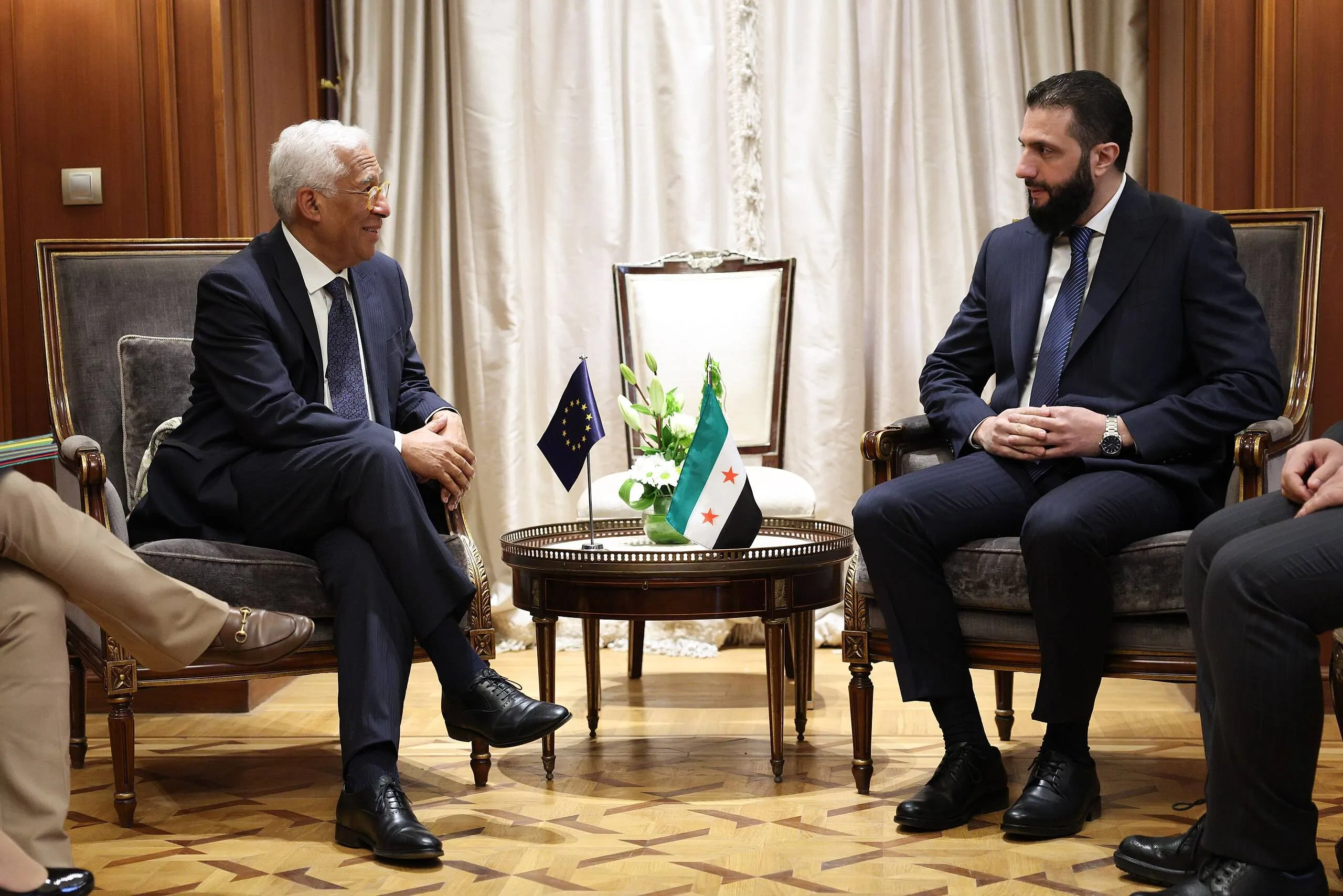 president costa meets interim president of syria ii