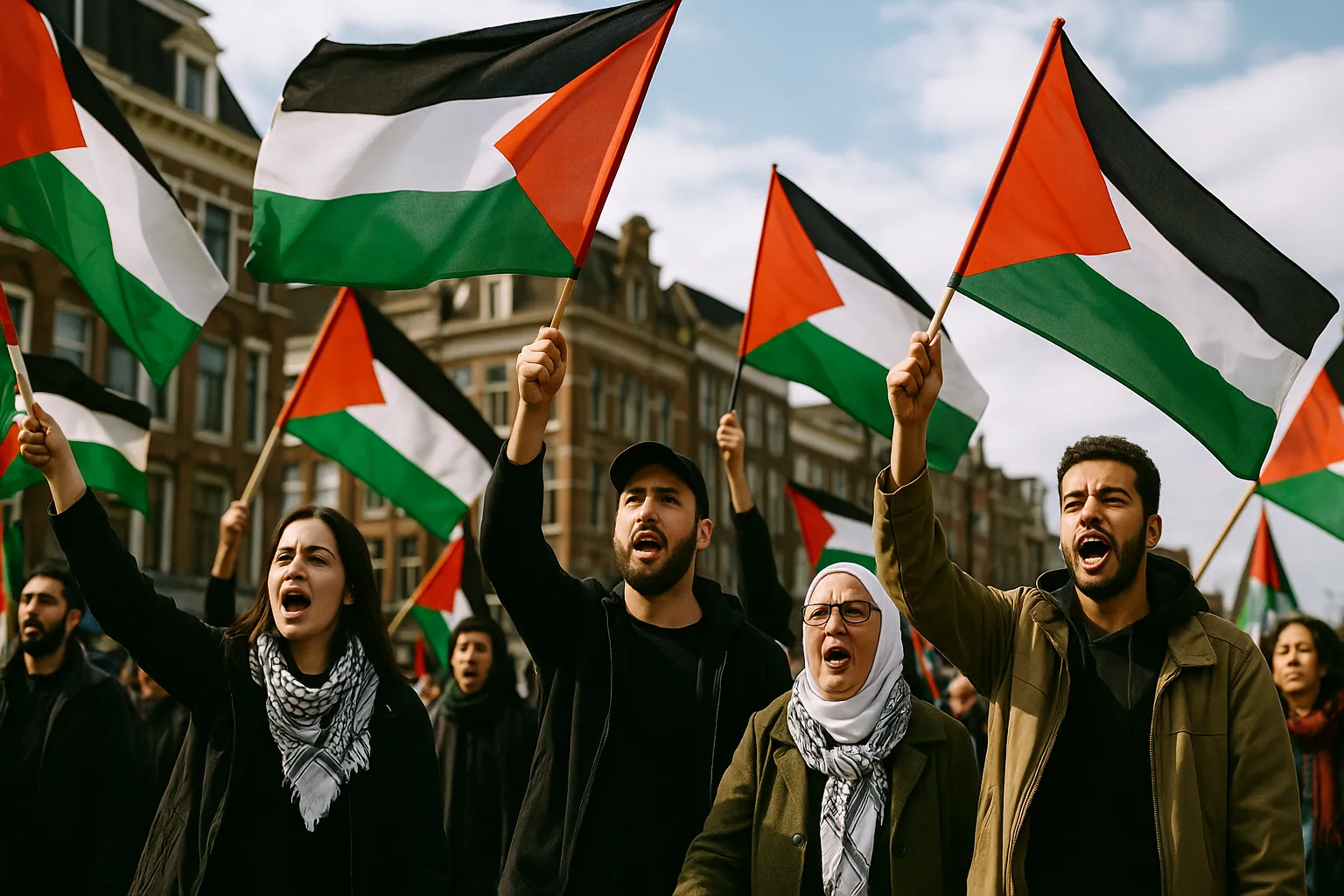 Chaos in Amsterdam: Israëlprotesten verstoren herdenking