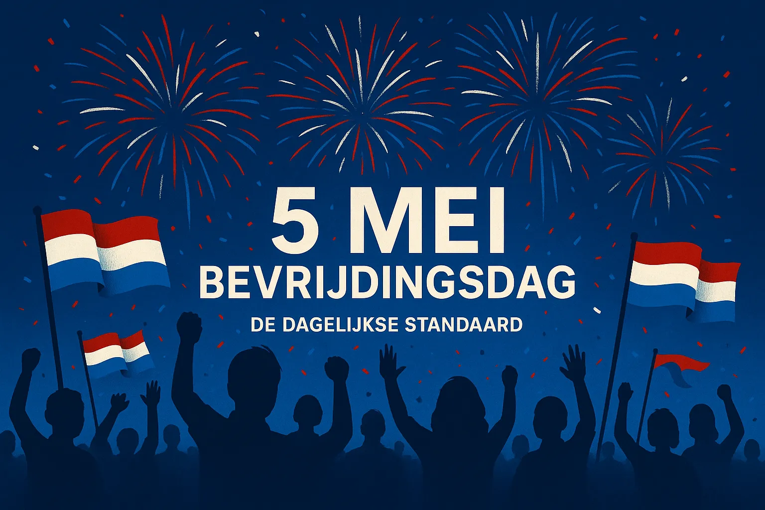 Bevrijdingsdag 2025: Honderden demonstreren in Wageningen tegen Schoof en Bosma