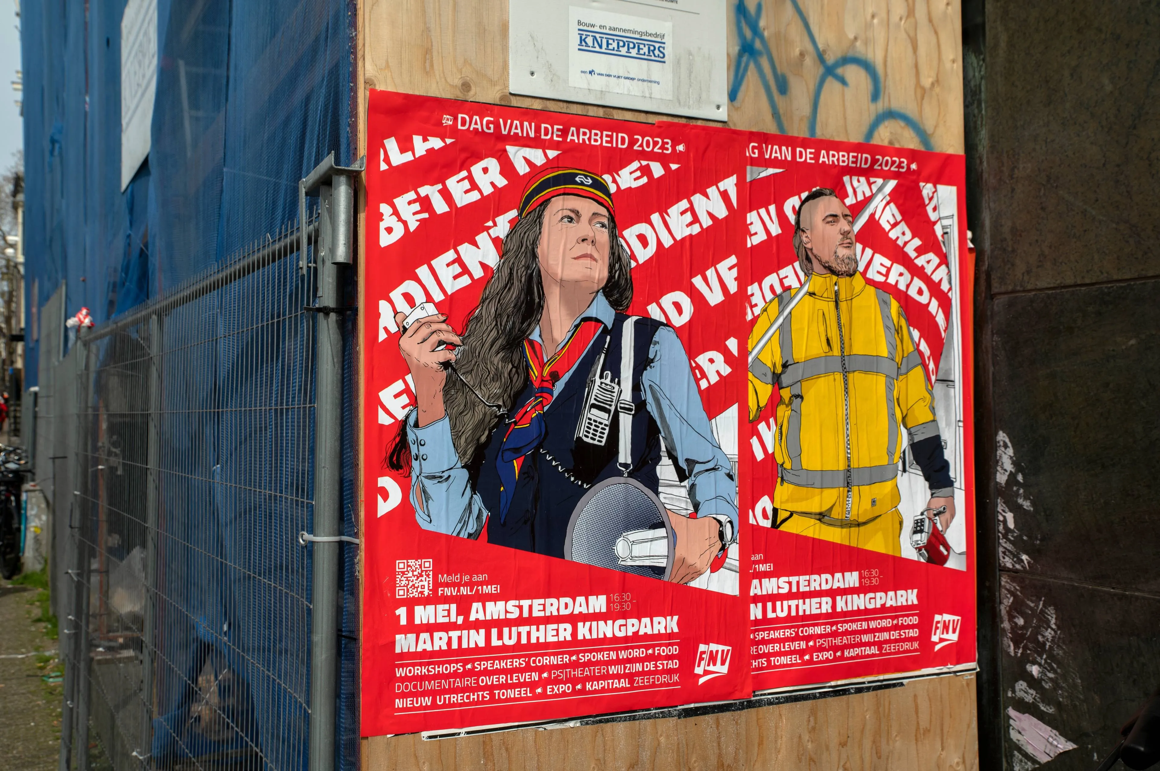 FNV Gijzelt Amsterdam met Linkse Protesten op 1 Mei