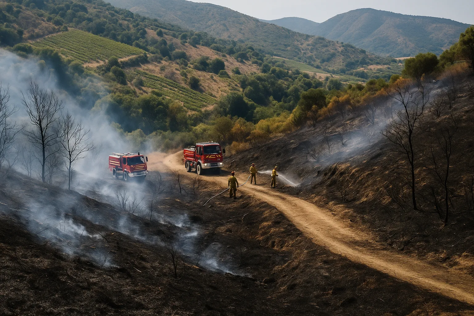 Franse hittepaniek: bosbranden als klimaatangstwapen
