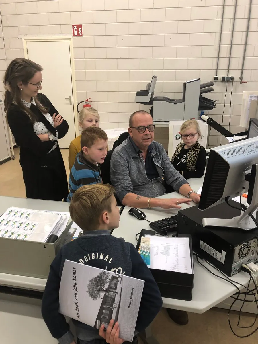 bezoek groep4 wdz aan de reest multimedia 1