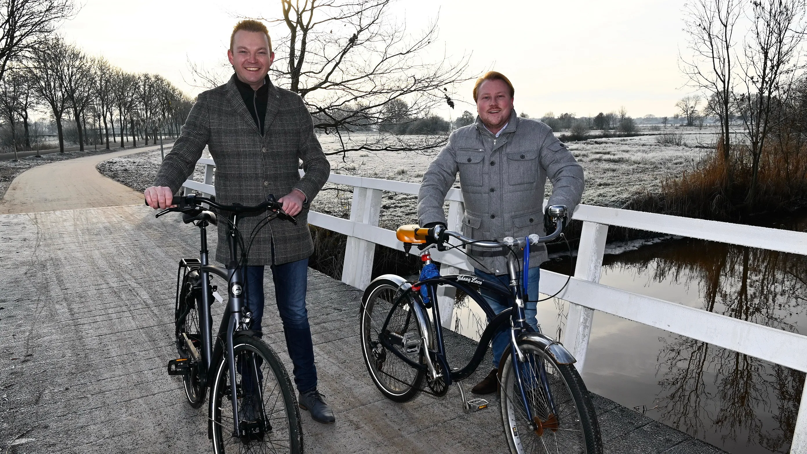 gemmeppel opening fietsbrug reggersweg door wethmpl en sth 221221 foto daan prest 6431