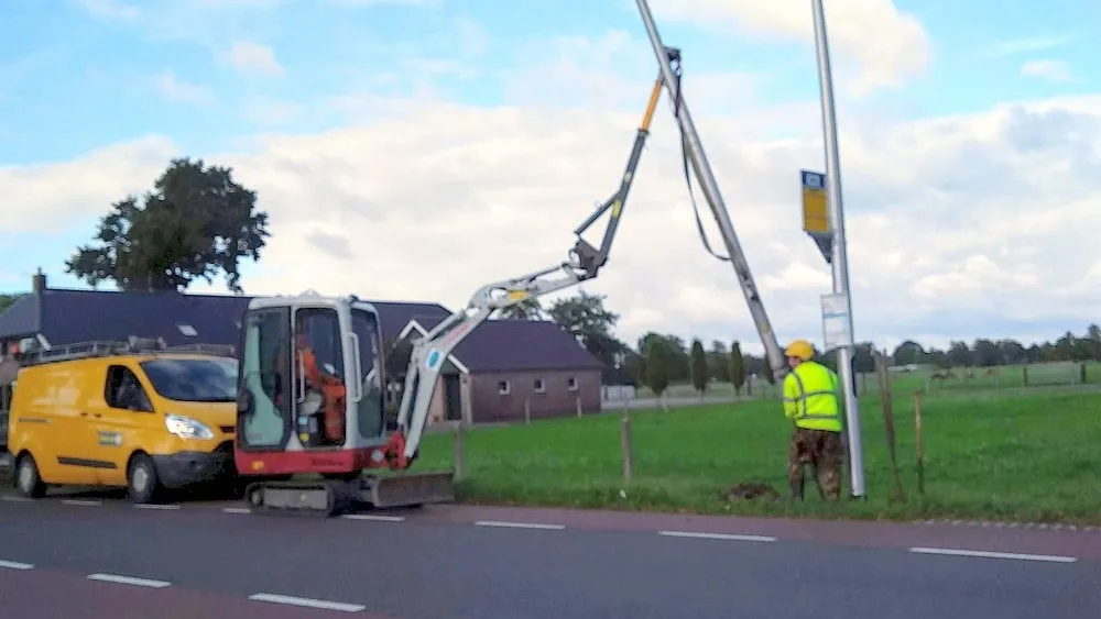 laatste oude lantaarnpaal gemeenteweg staphorst1