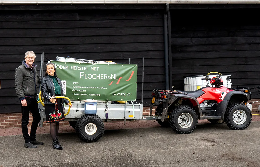 Presentatie over `plocheren` mest en organisch materiaal