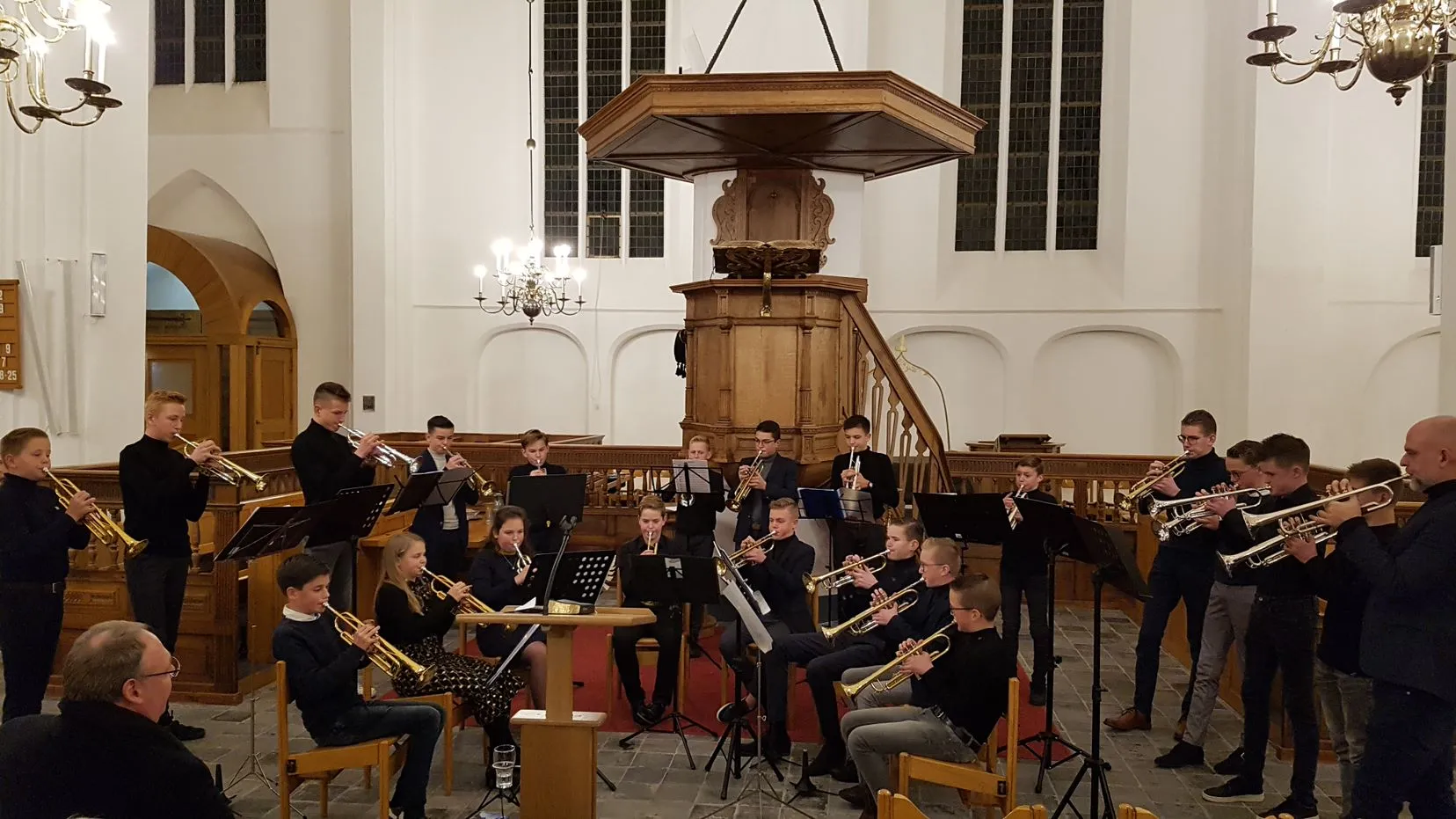 psalmzangavond stephanos met trompetleerlingen 2022