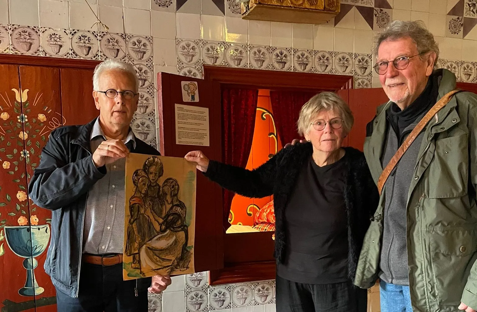 Museum Staphorst krijgt oude tekening Stien Eelsingh