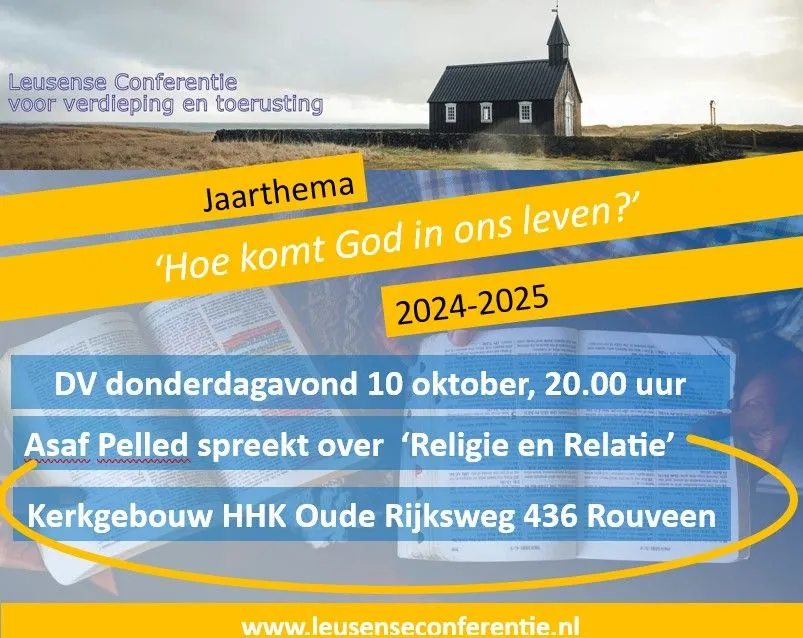 Joodse gelovige in Jezus, Asaf Pelled spreekt in Rouveen