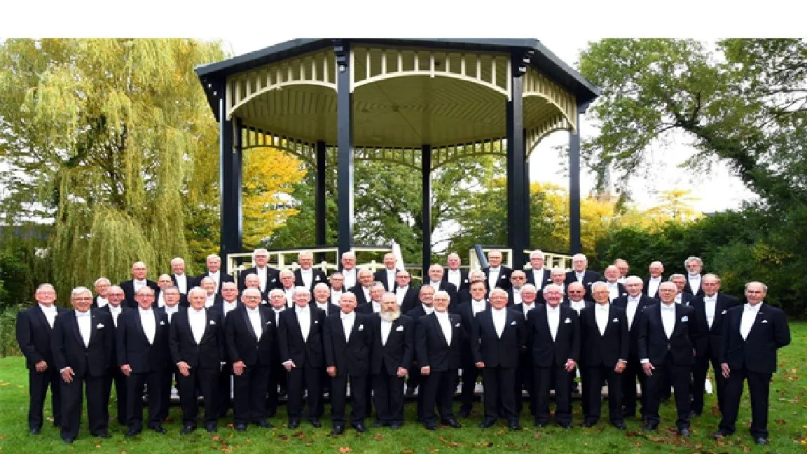 Christelijk Mannenkoor Steenwijk bij zangavond in de Bron