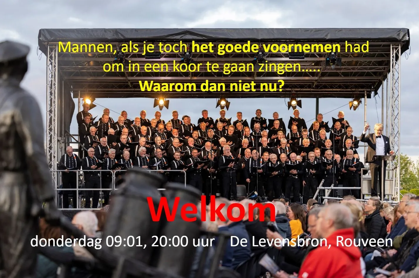 werving christelijk mannenkoor staphorst