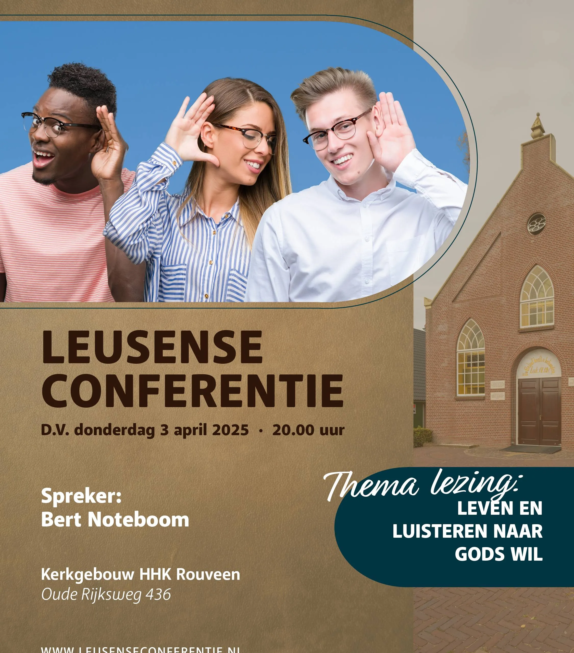 Bert Noteboom bij Leusense Conferentie in Rouveen