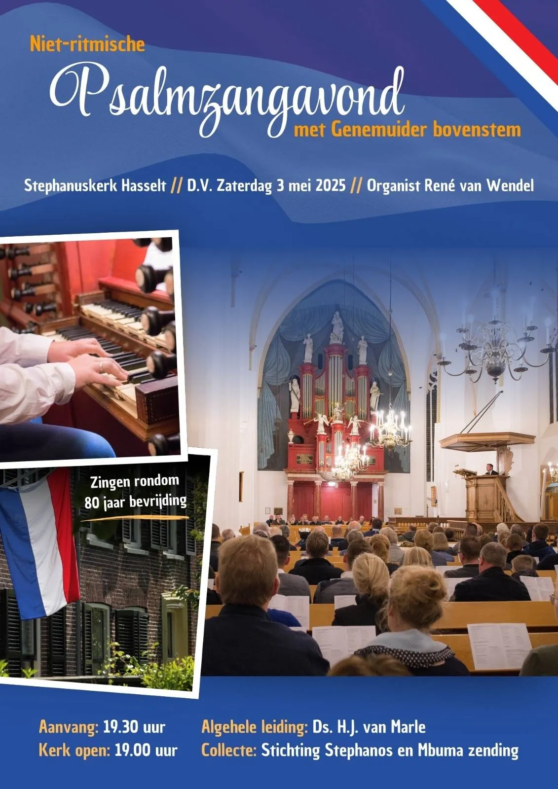 Psalmzang 'Zingen rondom 80 jaar bevrijding' in Hasselt