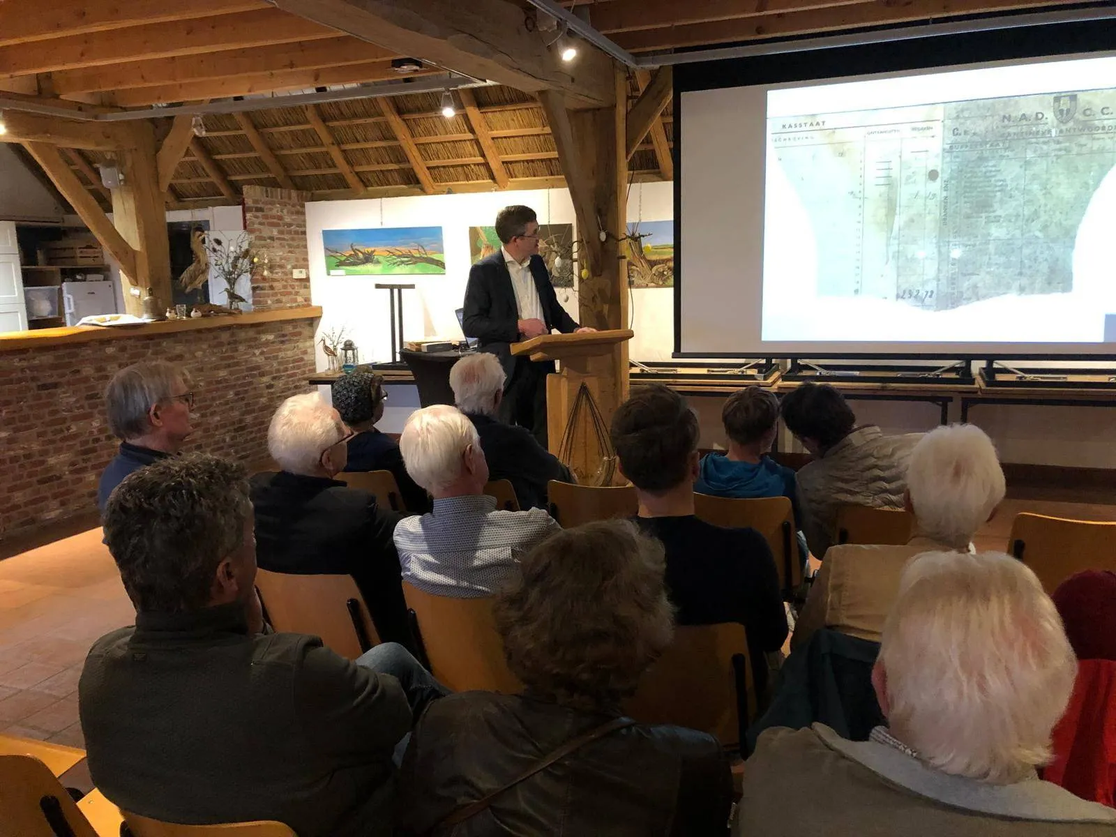 lezing gj westhof in veldschuur