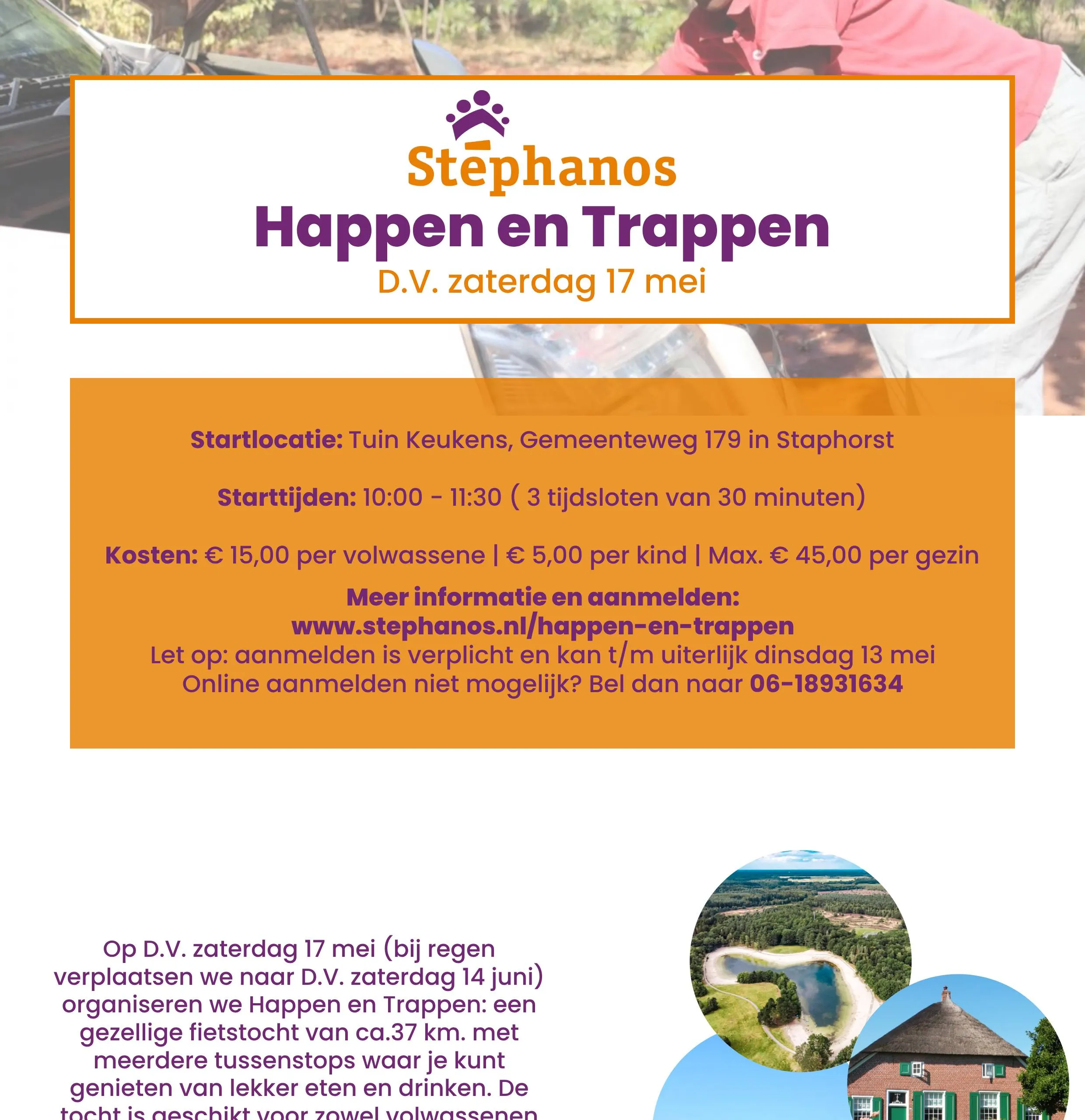 happen en trappen stephanos flyer a4