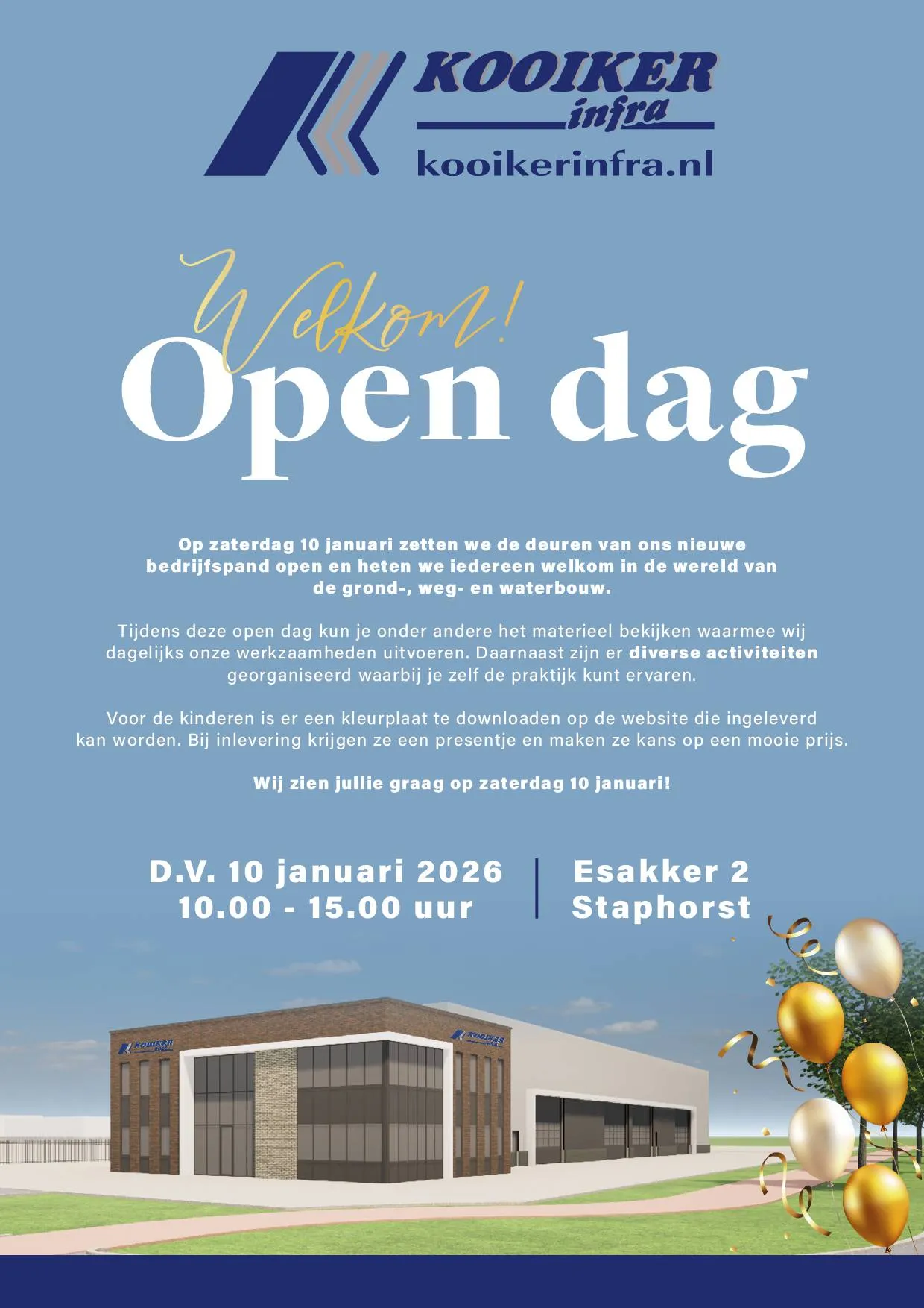 Uitnodiging open dag 10-01