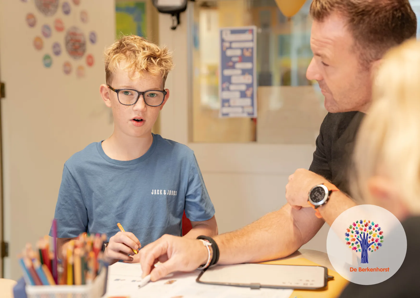 Foto Berkenhorst met logo