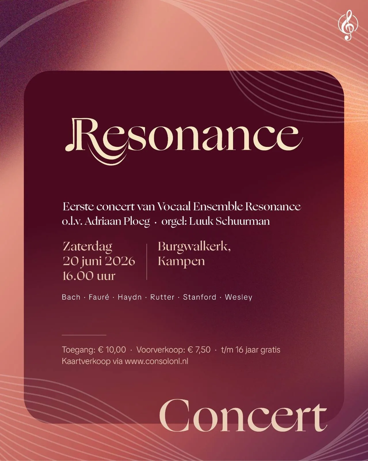 Affiche Resonance 20 juni 2026