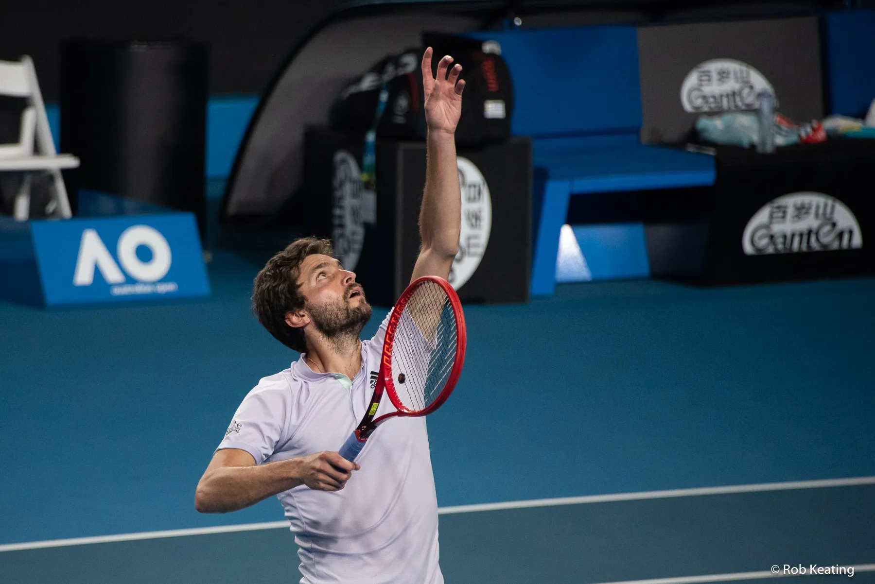 "Andy sort of ruined my career so happy for his" - Simon after beating Murray in Paris