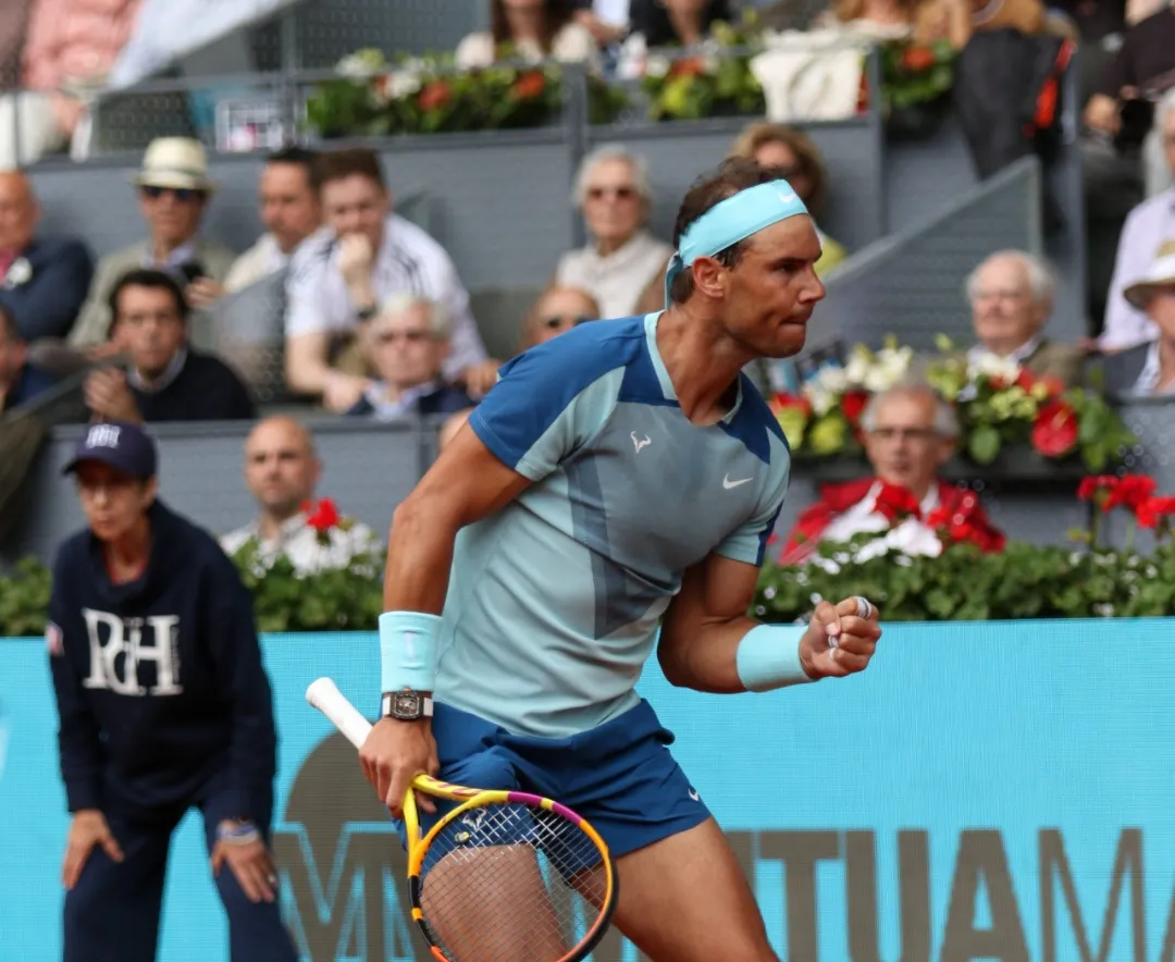 Rafael Nadal dominant against Miomir Kecmanovic in first match after injury in Madrid