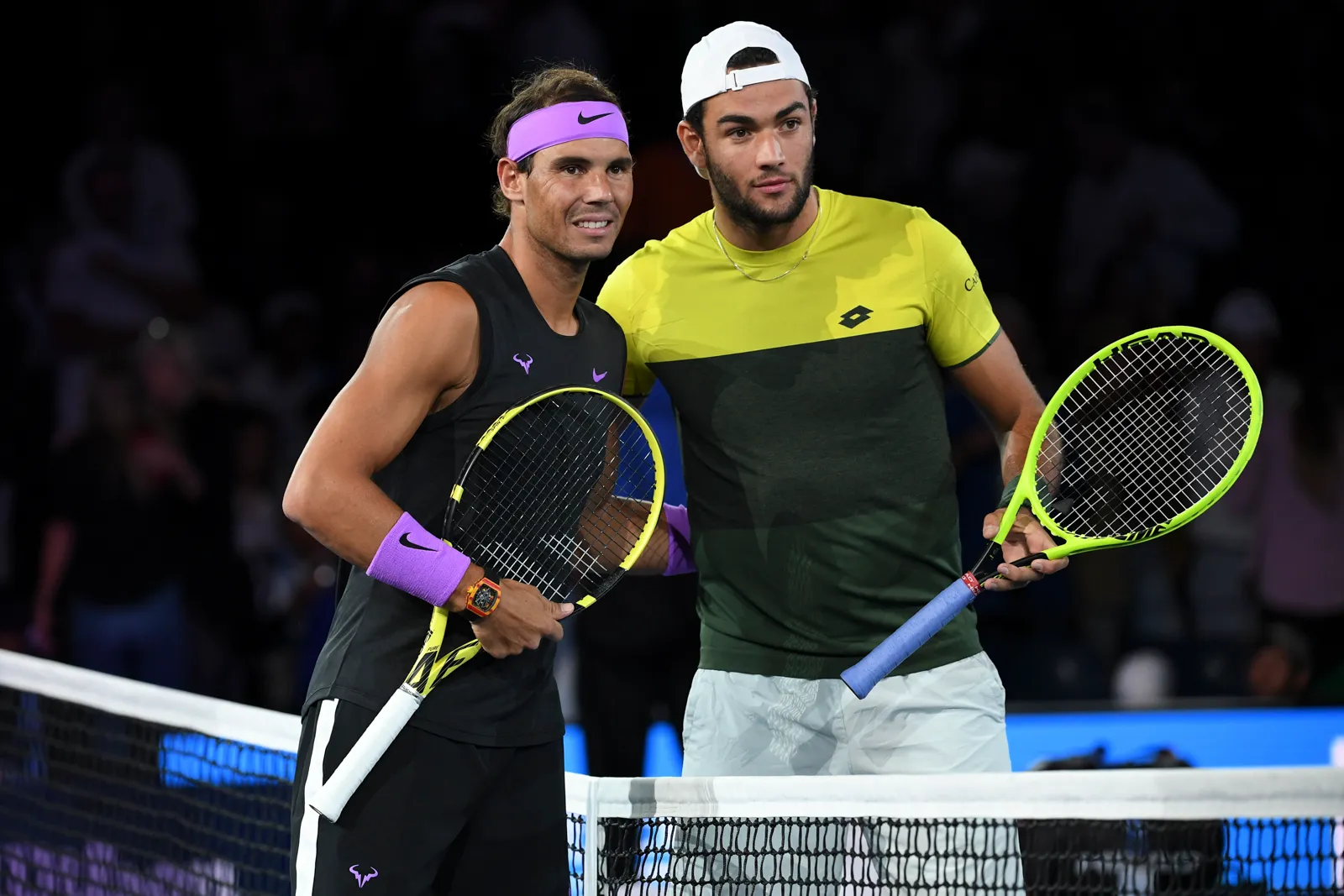 "I would like to play against Rafa rather than Novak at Wimbledon" admits Berrettini