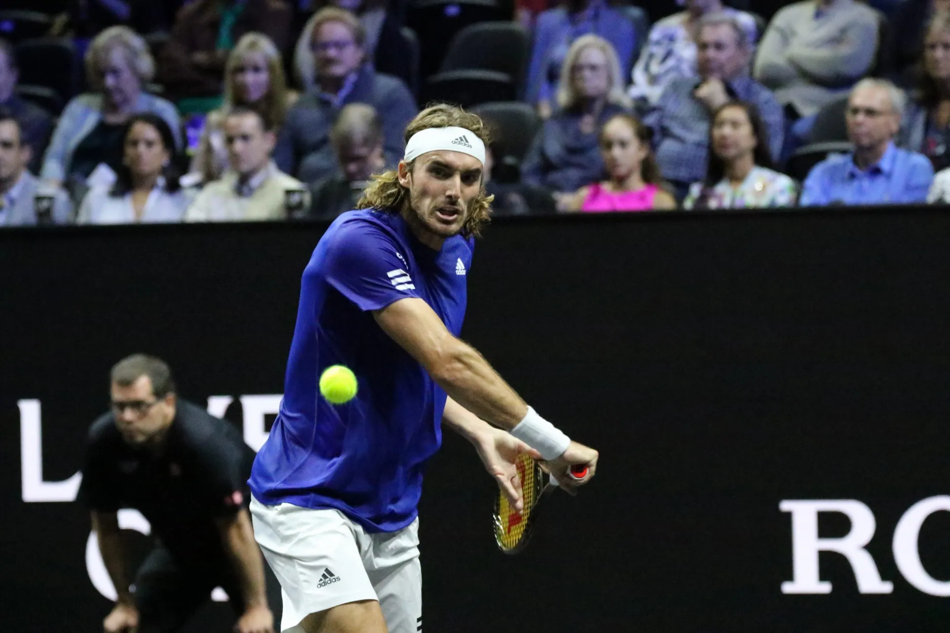 WATCH: Tsitsipas shots ball in anger towards his mom and dad