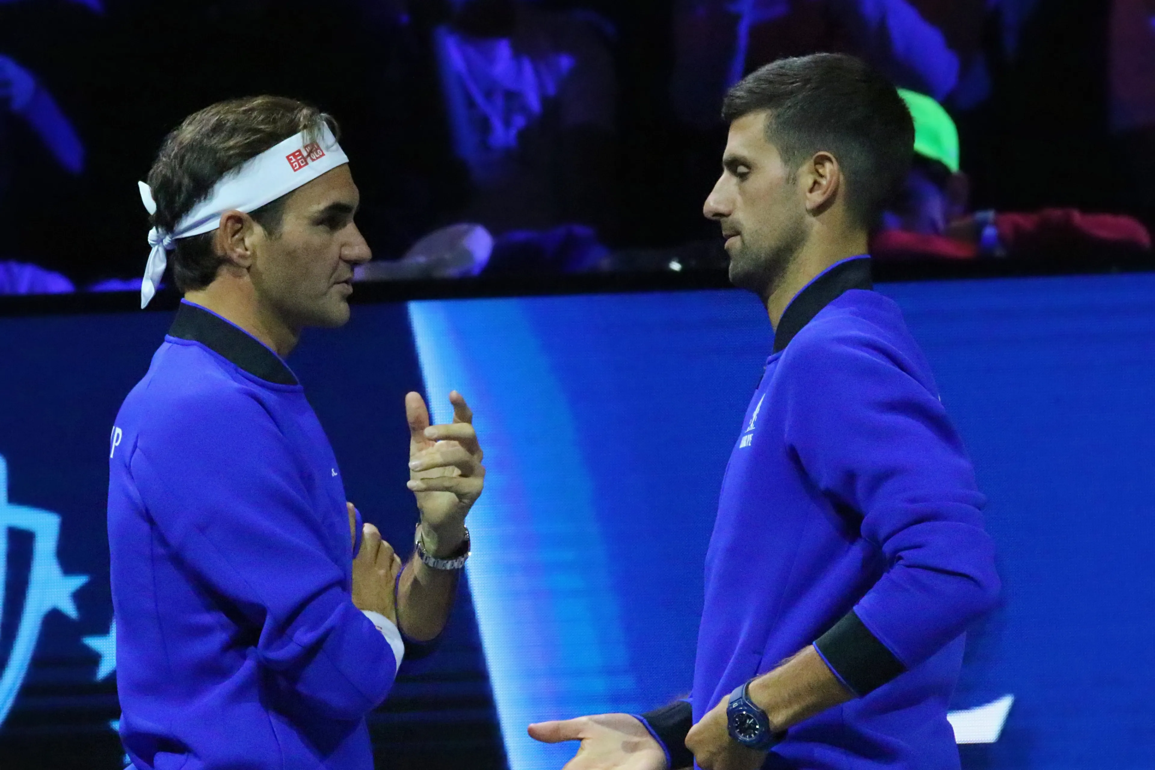 Djokovic & Federer Spotted In Paris Watching The Rugby World Cup Final