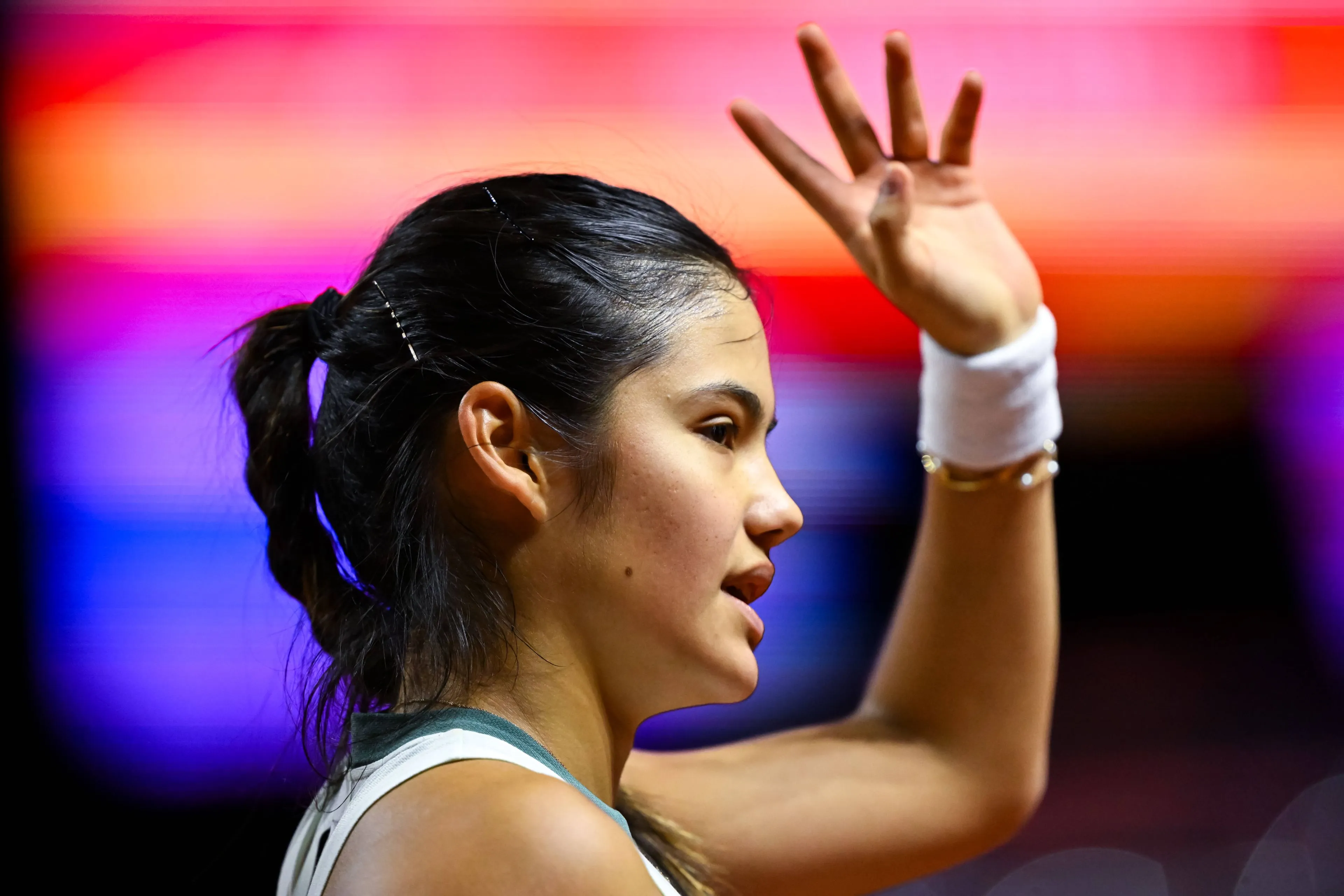 Raducanu 'Didn't Think' She Would Be Able To Save Match Point In Her First Top 10 Win