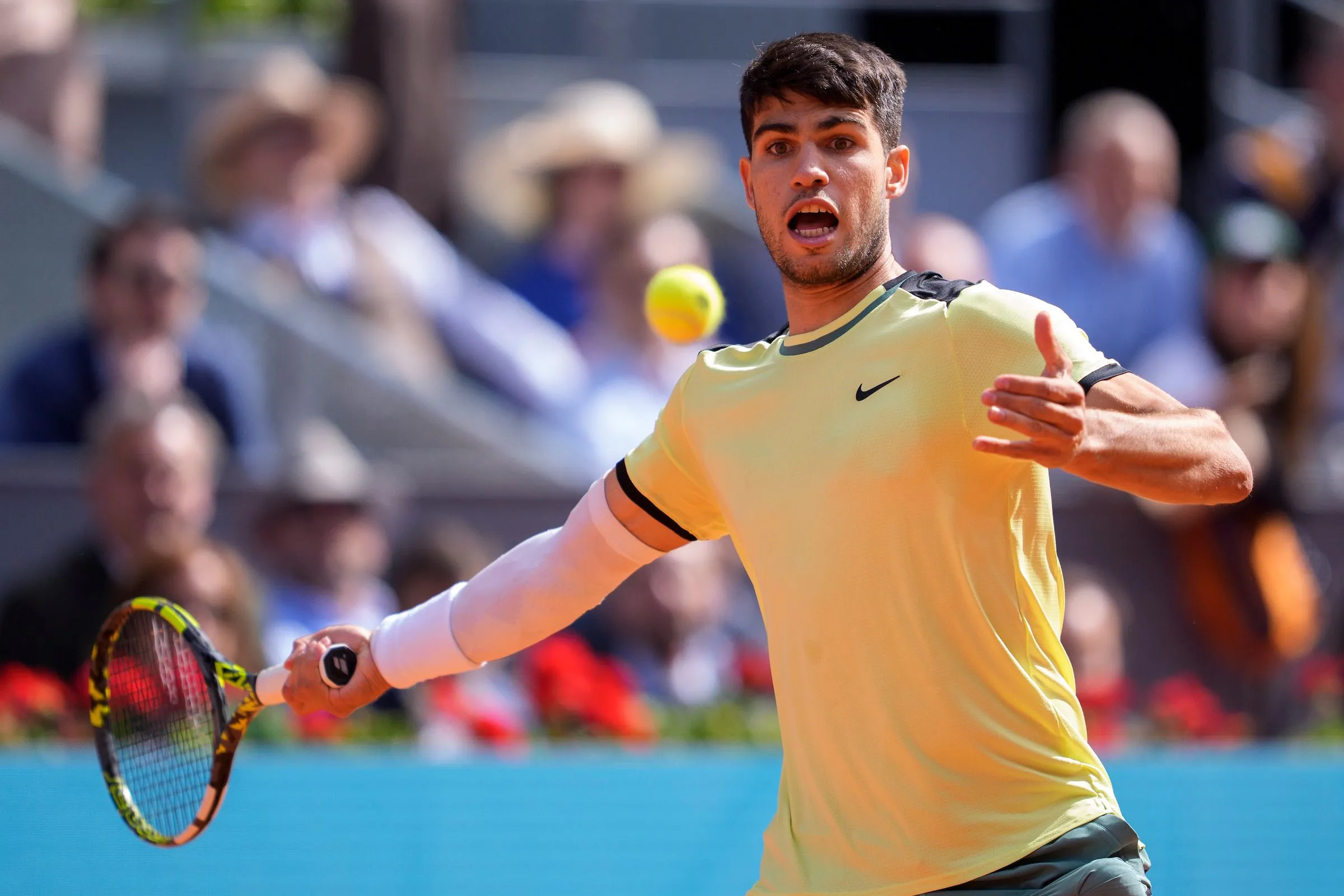 WATCH: Alcaraz Trains For First Time With Racket Since Madrid Defeat