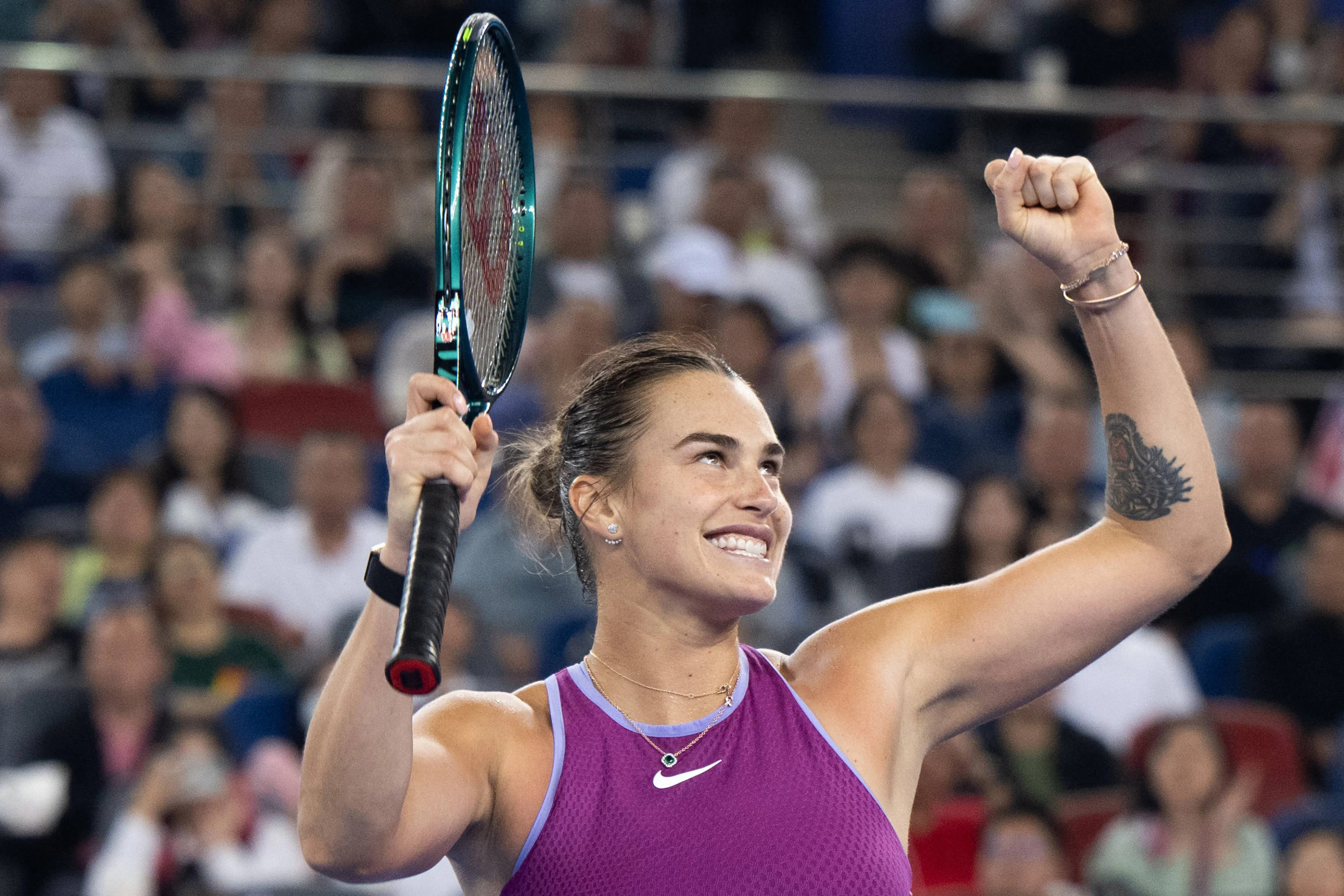 World No. 1 Sabalenka Starts WTA Finals Campaign With Win Over Zheng