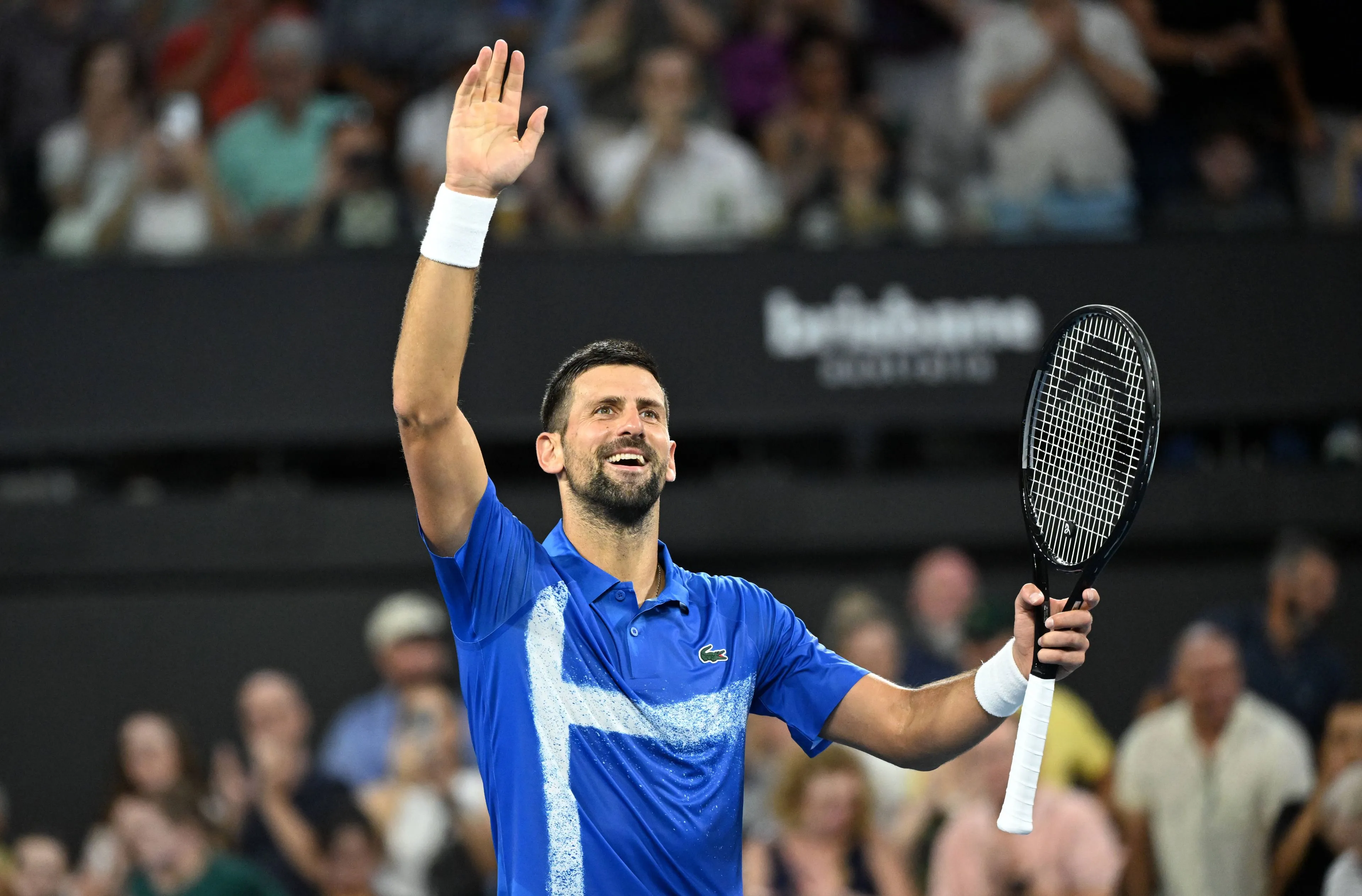 Novak Djokovic Explains His New Celebration Debuted In Brisbane