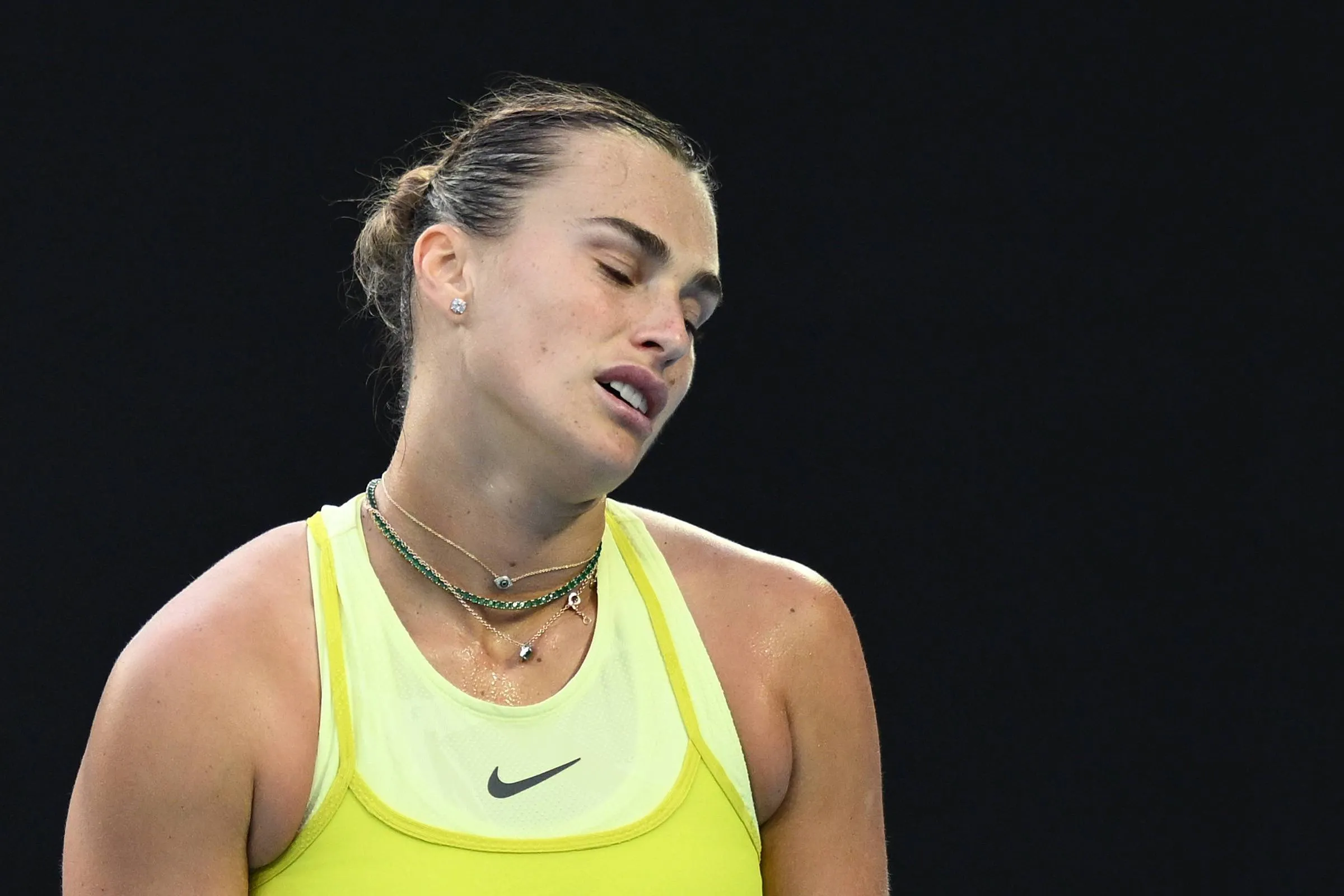 Aryna Sabalenka at the 2025 Australian Open
